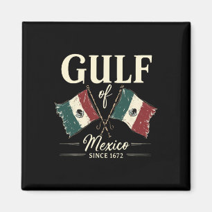 Imán Golfo De México Desde 1672 Camiseta Retro Vintage1