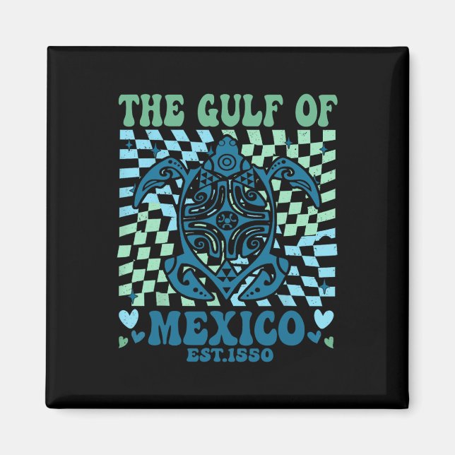 Imán Golfo De México Est 1550 Turtle Beach Shirt M (Frente)