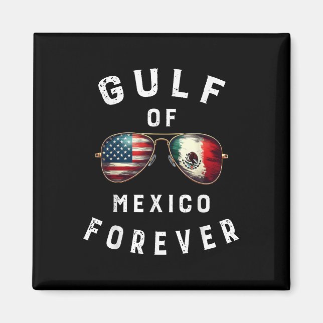 Imán Golfo De México Para Siempre Presidente Trump Golf (Frente)