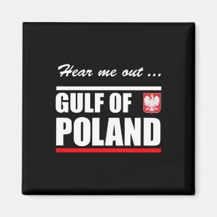 Imán Golfo de Polonia Divertida Parodia del Golfo de Mé