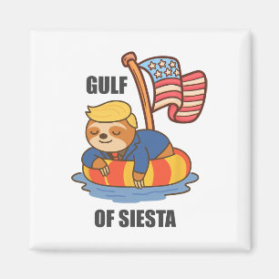 Imán Golfo de Siesta divertido perezoso Trump 