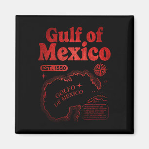 Imán Golfo Retro De México Desde 1550 Histórico Golfo D