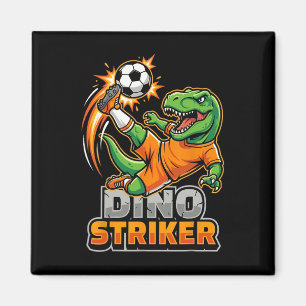 Imán Golpe de fútbol divertido T-rex Dino Striker Dinos