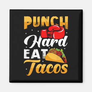 Imán Golpea Duro Come Tacos - Boxeo Kickboxing Kickboxe