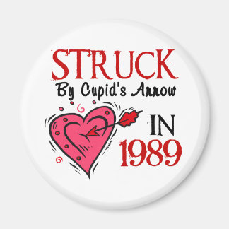 Imán Golpeado por la flecha de Cupido en 1989
