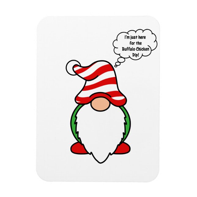 Imán Goma de salsa de pollo de búfalo (Vertical)
