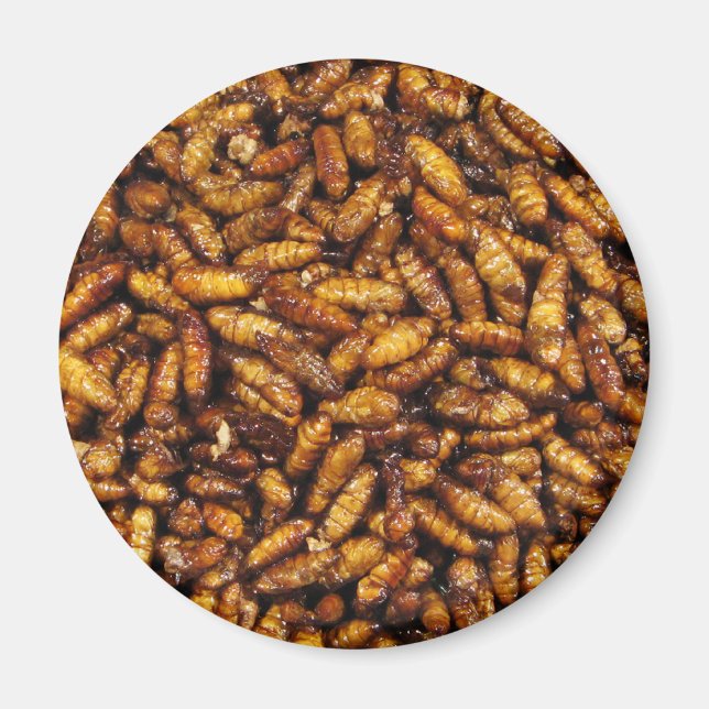 Imán Gomas de seda fritas... Comida callejera tailandes (Frente)