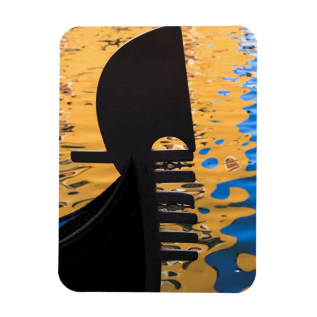 Imán Gondola y olas de agua, Italia (Vertical)