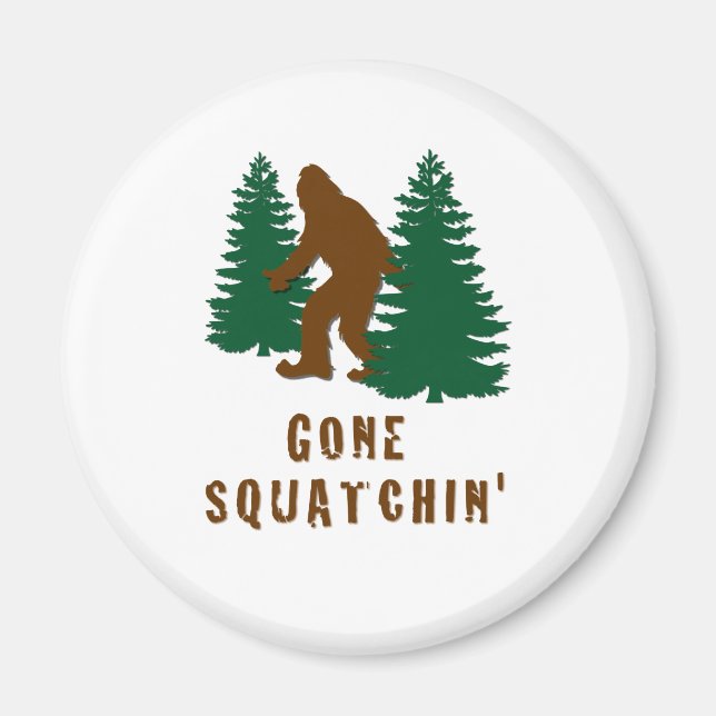 Imán Gone Squatchin (Frente)