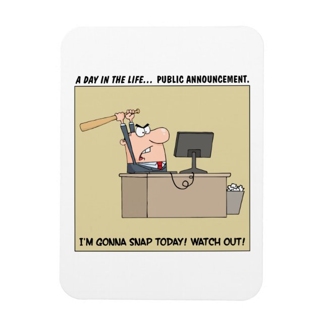 Imán Gonna Snap (Trabajador Enfadado) (Vertical)