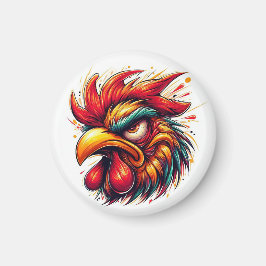 Imán "Goober the Furious Rooster" Magnet