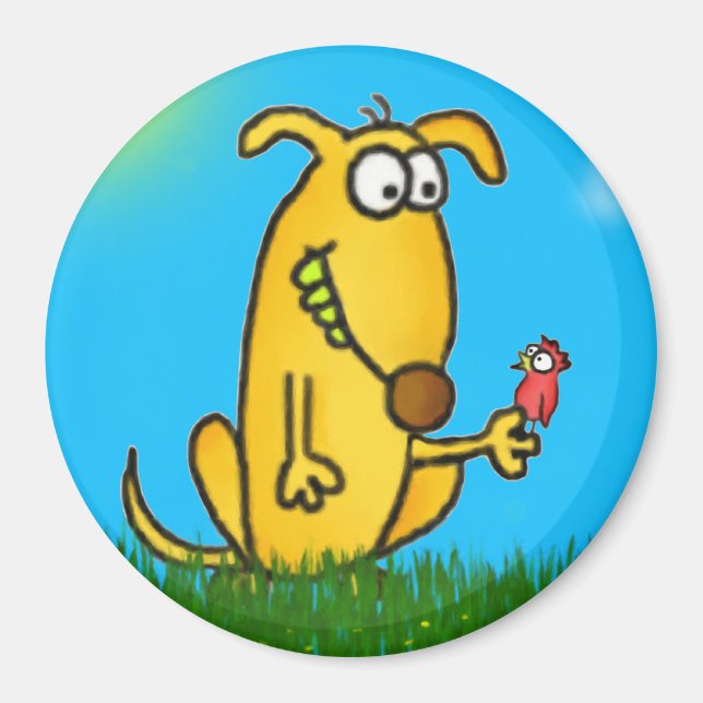 Imán Goofy Dog Magnet (Frente)