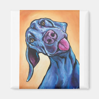 Imán Goofy Weimaraner