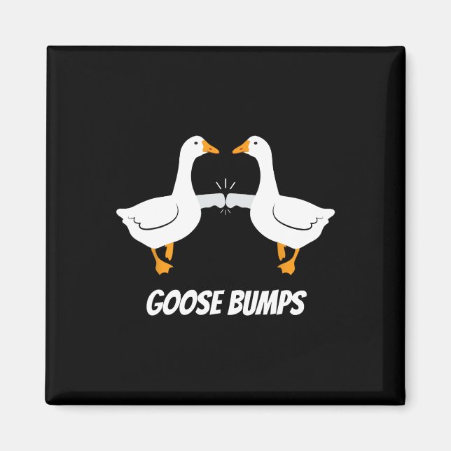 Imán Goose Bump Humorístico Diseño De Un Pun Para Papá  (Frente)