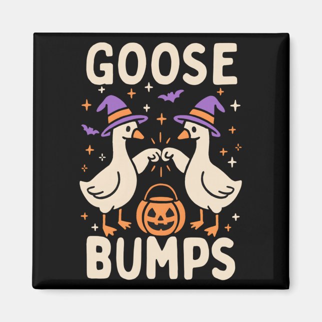 Imán Goose Bumps Goosebumps Halloween Silly Meme Funny  (Frente)