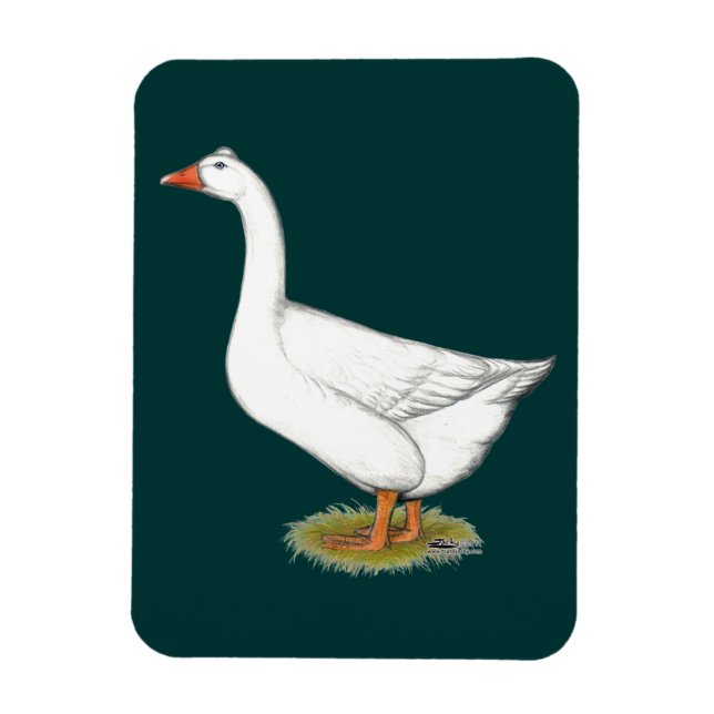 Imán Goose Roman Tufted (Vertical)