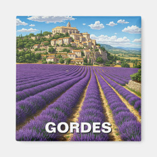 Imán Gordes France Travel Lavender