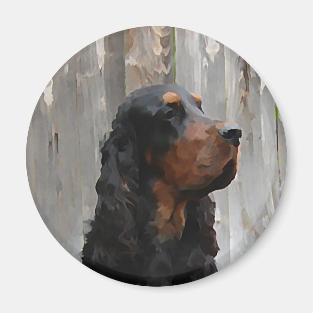 Imán Gordon Setter Painting Magnet (Frente)