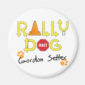 Imán Gordon Setter Rally Dog