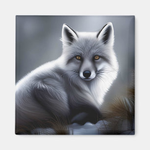 Imán Gorgeous Artic Fox