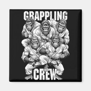 Imán Gorila Jiu Jitsu Ju Jutsu MMA BJJ Divertido Grappl