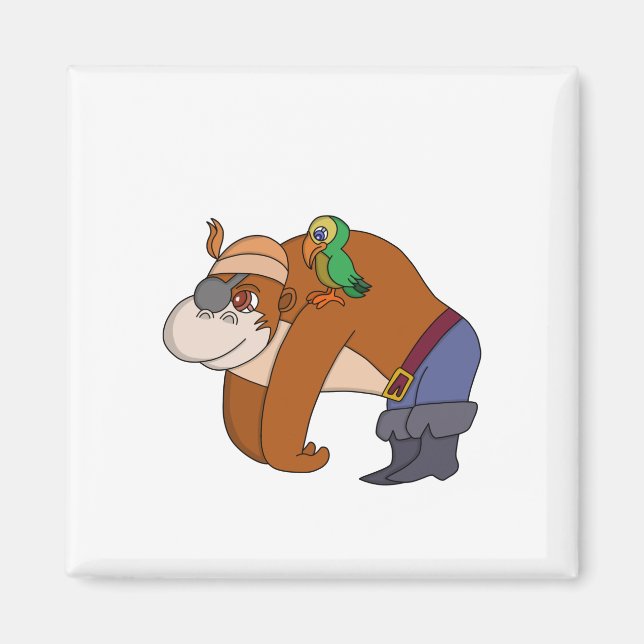 Imán Gorila pirata (Frente)