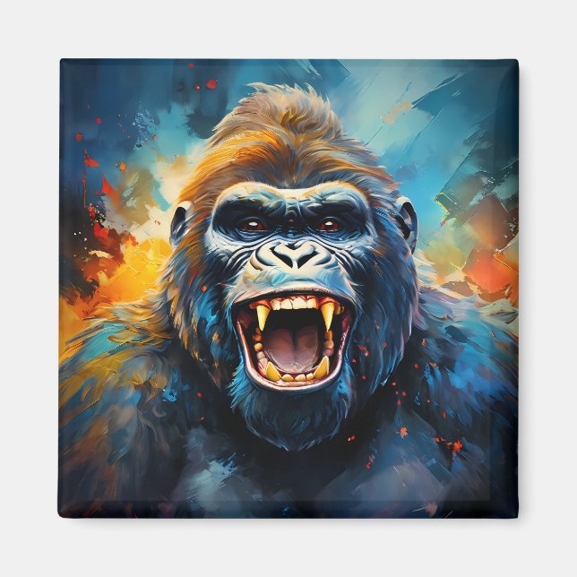 Imán Gorila sonriente (Frente)