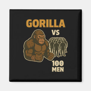 Imán Gorila vs 100 hombres batalla épica