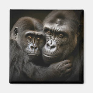 Imán Gorilla Ape Animal Wild Beauty Freedom Wilderness
