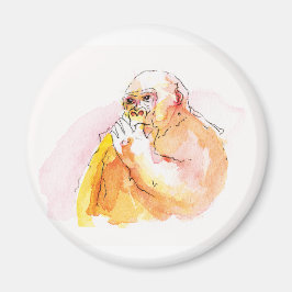 Imán Gorilla sucking fingers Magnet 指しゃぶりのゴリラマグネット