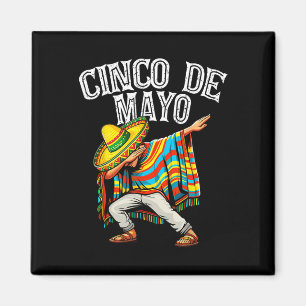 Imán Gorra Cinco De Mayo Dabbing Mexicano Poncho Sombre