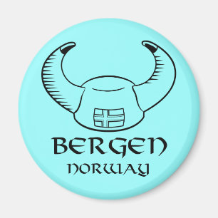 Imán Gorra de Bergen Noruega Viking
