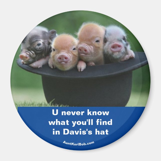 Imán Gorra de Davis (Frente)