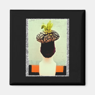 Imán Gorra De Fotografía Hairstyle Máscara Extraña Del 