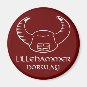 Imán Gorra de Lillehammer Noruega Viking
