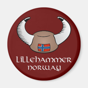 Imán Gorra de Lillehammer Noruega Viking