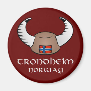 Imán Gorra de Viking de Trondheim Noruega