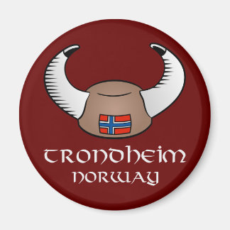 Imán Gorra de Viking de Trondheim Noruega