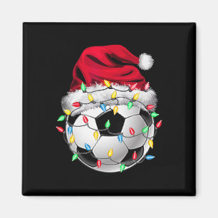 Imán Gorra deportiva de fútbol navideño Xmas Santa Byll