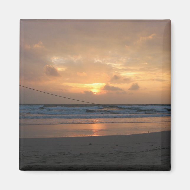 Imán Gorra Rin Beach Sunrise... Koh Phangan, Tailandia (Frente)