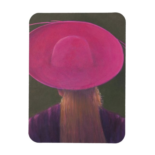 Imán Gorra rosa 2014 (Vertical)