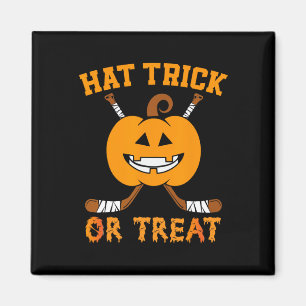 Imán Gorra Trick O Trato Fun Hockey Halloween Costum