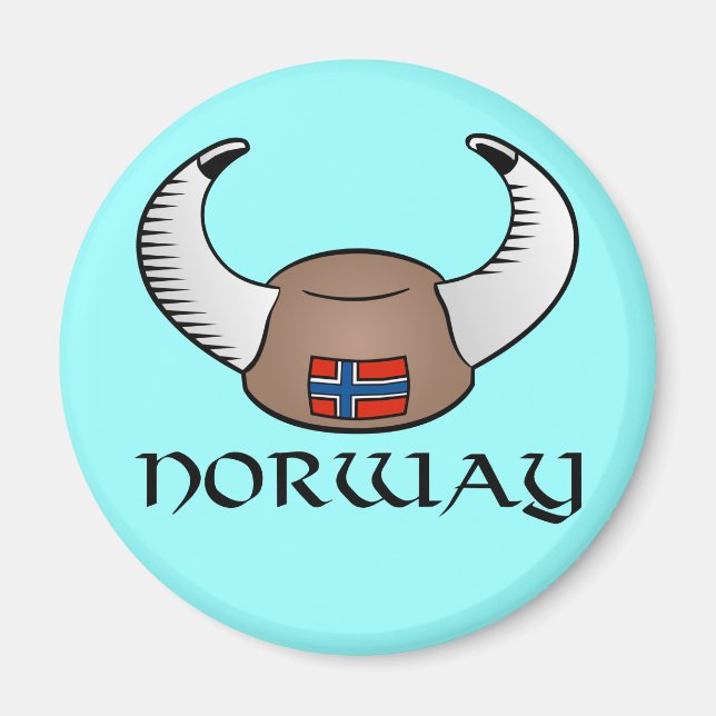 Imán Gorra Viking de Noruega (Frente)