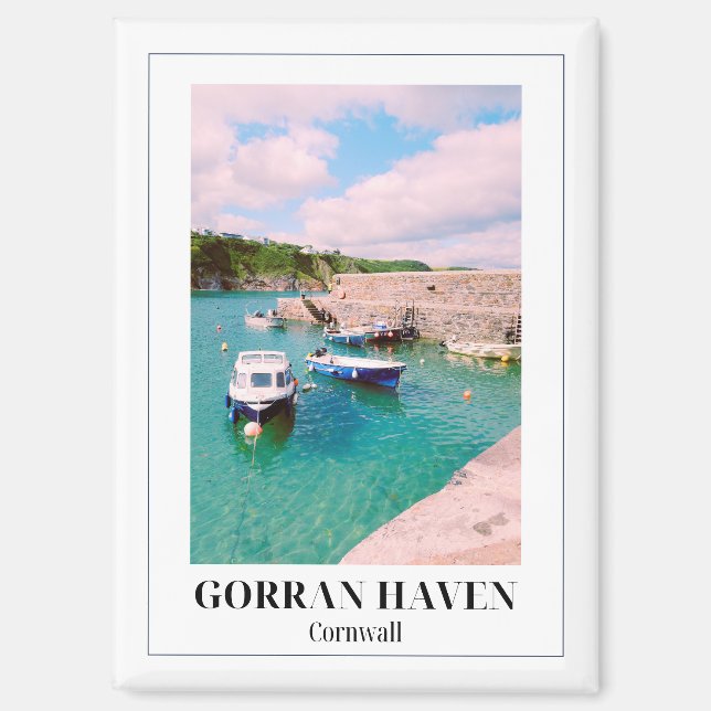 Imán Gorran Haven, Cornwall, Inglaterra (Anverso)