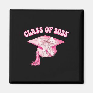 Imán Gorrito de lazo coquette rosa Senior 2025 Cl de gr