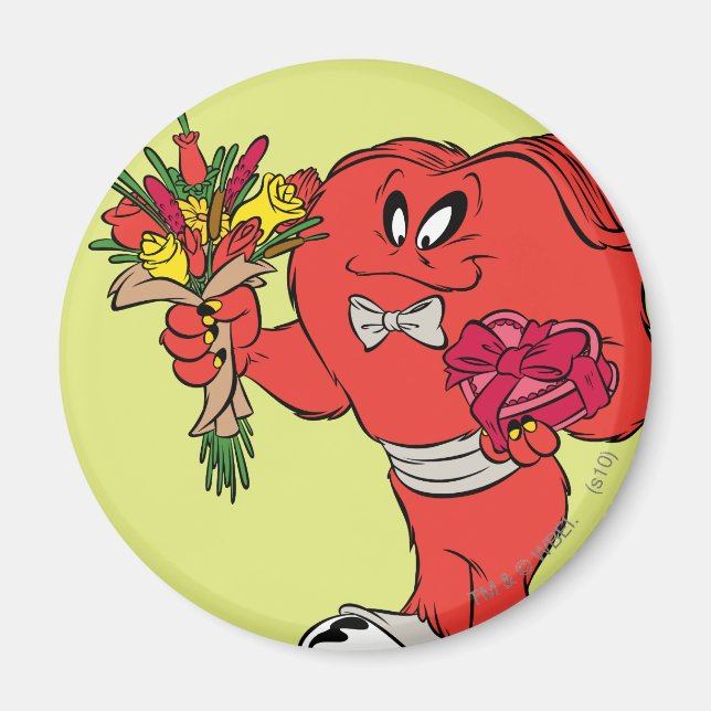 Imán Gossamer con rosas (Frente)
