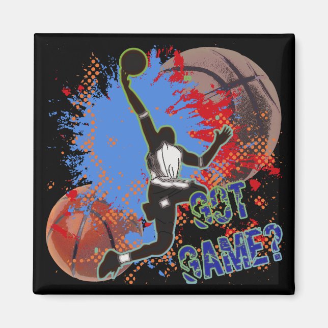 IMÁN GOT GAME - BASKETBALL (Frente)