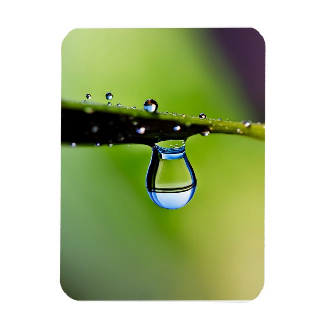 Imán Gotas de agua macro (Vertical)