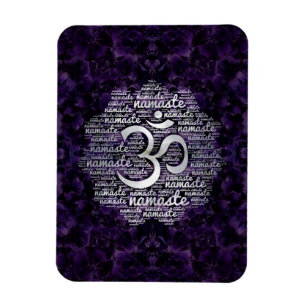 Imán Gotee el arte de la palabra de Namaste en Lotus