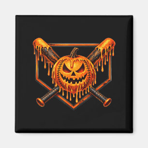 Imán Goteo de béisbol calabaza espeluznante fantasma Ha